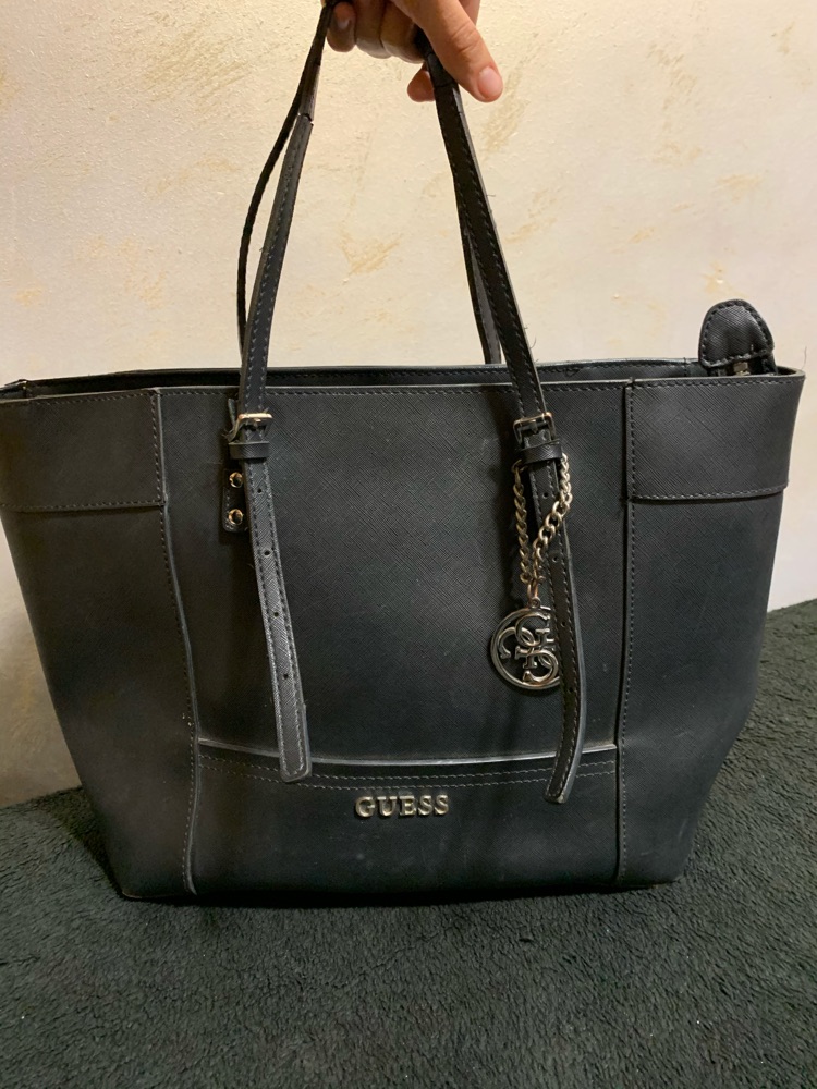 Sac A Main Guess REF 53785 Noir Croco 33 X 26 X 11 CM TU Noir