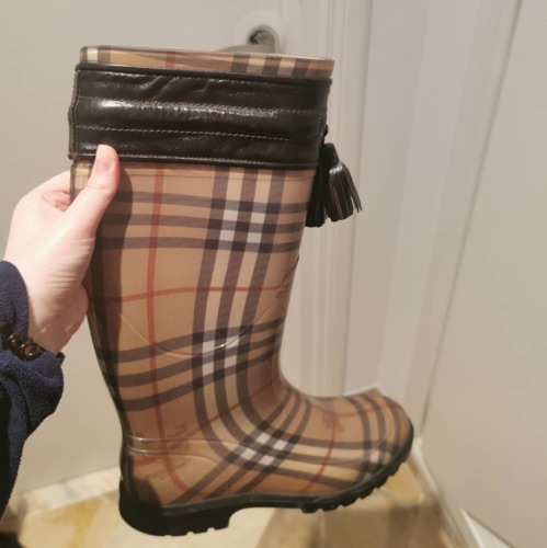 burberry bottes de pluie