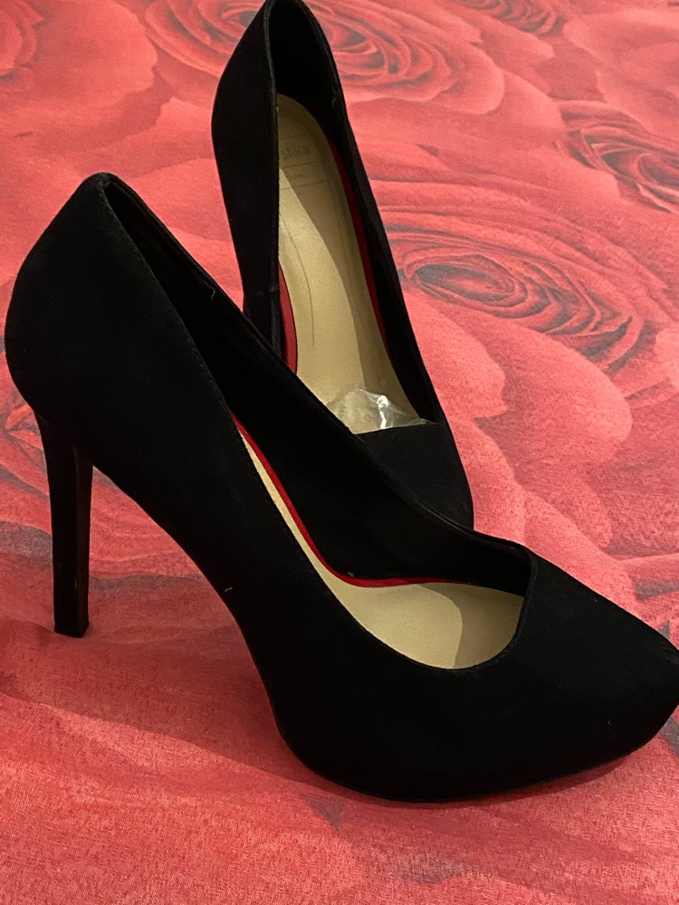 escarpin rouge bershka