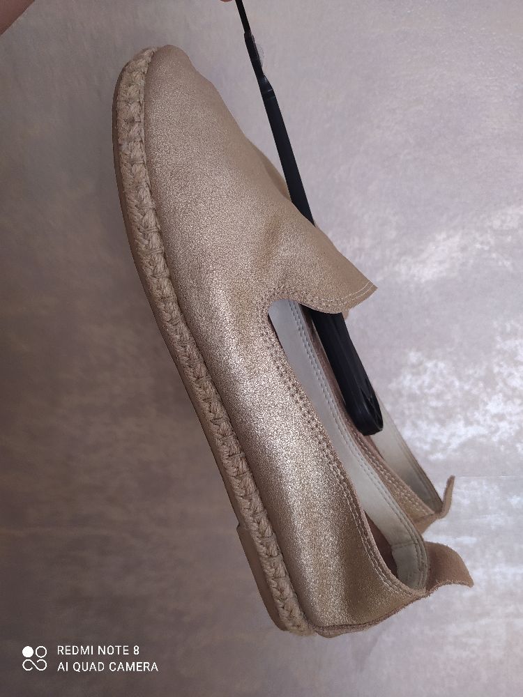 espadrilles dorées promod